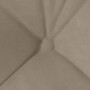 Cojines para asiento 4 pcs Taupé 40 x 40 cm Tela de microfibra