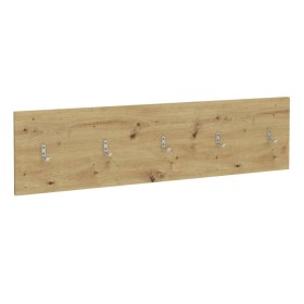 FMD Perchero de pared roble artesanal 108,9x1,5x28,1 cm