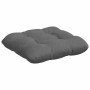Cojines para asiento 4 pcs Gris oscuro 40 x 40 cm