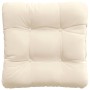 Cojines para asiento 4 pcs Beige 40 x 40 cm Tela de microfibra