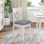 Cojines para asiento 4 pcs Gris Claro 45 x 45 x 12 cm tela