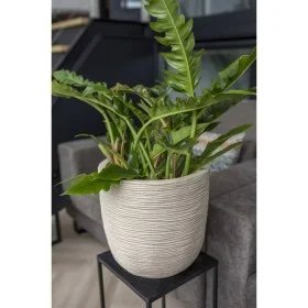 Capi Waste Rib Planter Beige Terrazzo 43x41 cm by Capi, Pots and planters - Ref: Foro24-445481, Price: 87,30 €, Discount: %