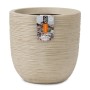 Capi Waste Rib Pflanzgefäß Beige Terrazzo 43x41 cm von Capi, Töpfe und Pflanzgefäße - Ref: Foro24-445481, Preis: 87,13 €, Rab...