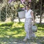 Capi Waste Rib Pflanzgefäß Beige Terrazzo 43x41 cm von Capi, Töpfe und Pflanzgefäße - Ref: Foro24-445481, Preis: 87,13 €, Rab...