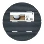 Nature Round gray wood plant stand with wheels Ø30 cm by Nature, Pot stands - Ref: Foro24-446401, Price: 26,64 €, Discount: %