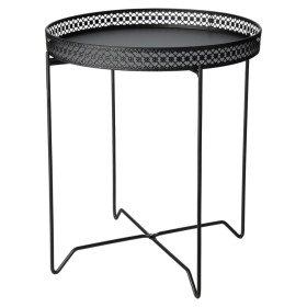 H&S Collection Black Round Side Table by H&S Collection, Side tables - Ref: Foro24-445864, Price: 38,34 €, Discount: %