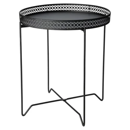 H&S Collection Black Round Side Table by H&S Collection, Side tables - Ref: Foro24-445864, Price: 38,48 €, Discount: %