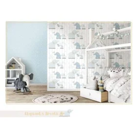 Noordwand Papel pintado Mondo baby Little Dots azul y blanco de Noordwand, Papel pintado - Ref: Foro24-444882, Precio: 27,54 ...