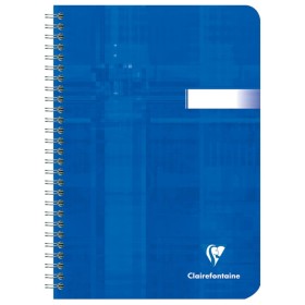 Clairefontaine Cuadernos con espiral A5 90 hojas cuadrícula