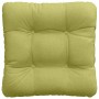 Cojines para asiento 4 pcs Verde claro 45 x 45 x 12 cm tela
