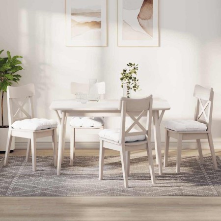 Cojines para asiento 4 pcs 45 x 45 x 12 cm tela