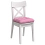 Cojines para asiento 4 pcs Rosa 45 x 45 x 12 cm tela