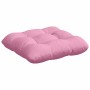 Cojines para asiento 4 pcs Rosa 45 x 45 x 12 cm tela
