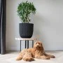 Capi Groove Flower Pot black 35x34 cm by Capi, Pots and planters - Ref: Foro24-445488, Price: 63,69 €, Discount: %