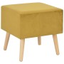 Mesitas de noche 2 unidades 40x35x40 cm terciopelo mostaza de vidaXL, Mesitas de noche - Ref: Foro24-276383, Precio: 102,03 €...