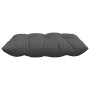 Cojines para asiento 2 pcs Gris oscuro 40 x 40 x 6 cm tela