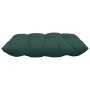 Cojines para asiento 2 pcs Verde oscuro 40 x 40 x 6 cm tela