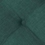 Cojines para asiento 2 pcs Verde oscuro 40 x 40 x 6 cm tela