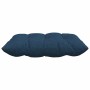 Cojines para asiento 2 pcs Azul 40 x 40 x 6 cm tela