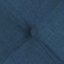 Cojines para asiento 2 pcs Azul 40 x 40 x 6 cm tela