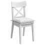 Cojines para asiento 2 pcs 40 x 40 x 6 cm tela