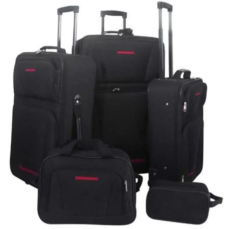 5-piece black travel suitcase set by vidaXL, Suitcases - Ref: Foro24-90154, Price: 104,79 €, Discount: %