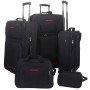 Juego de maletas de viaje 5 piezas negro de vidaXL, Maletas - Ref: Foro24-90154, Precio: 116,62 €, Descuento: %