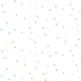 Noordwand Papel pintado Mondo baby Little Stars azul y blanco