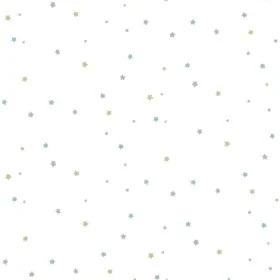 Noordwand Tapete Mondo Baby Little Stars blau und weiß von Noordwand, Bemaltes Papier - Ref: Foro24-444890, Preis: 29,21 €, R...