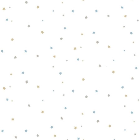 Noordwand Wallpaper Mondo baby Little Stars blue and white by Noordwand, Painted paper - Ref: Foro24-444890, Price: 27,70 €, ...