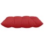 Cojines para asiento 2 pcs Rojo 40 x 40 x 6 cm tela