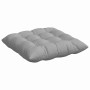Cojines para asiento 2 pcs Gris Nube 40 x 40 x 6 cm tela