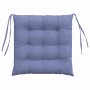 Cojines para asiento 2 pcs Azul jeans 40 x 40 x 6 cm tela