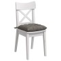 Cojines para asiento 4 pcs Gris Claro 40 x 40 x 6 cm
