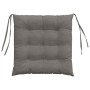 Cojines para asiento 4 pcs Gris Claro 40 x 40 x 6 cm