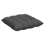 Cojines para asiento 4 pcs Gris oscuro 40 x 40 x 6 cm