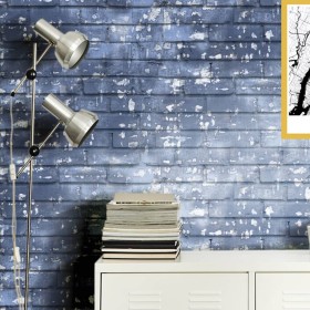 Noordwand Tapete Friends&Coffee Stones blau von Noordwand, Bemaltes Papier - Ref: Foro24-444868, Preis: 26,22 €, Rabatt: %