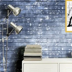 Noordwand Wallpaper Friends&Coffee Stones blue by Noordwand, Painted paper - Ref: Foro24-444868, Price: 31,54 €, Discount: %