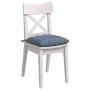 Cojines para asiento 4 pcs Azul 40 x 40 x 6 cm Tela de pana