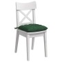 Cojines para asiento 4 pcs Verde oscuro 40 x 40 x 6 cm