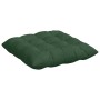 Cojines para asiento 4 pcs Verde oscuro 40 x 40 x 6 cm