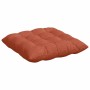 Cojines para asiento 4 pcs Rojo Naranja 40 x 40 x 6 cm