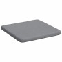 Cojines para asiento 4 pcs Gris Claro 40 x 40 x 3 cm tela