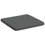 Cojines para asiento 4 pcs Gris oscuro 40 x 40 x 3 cm tela