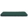 Cojines para asiento 4 pcs Verde oscuro 40 x 40 x 3 cm tela
