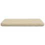 Cojines para asiento 4 pcs Crema 40 x 40 x 3 cm tela