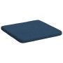 Cojines para asiento 4 pcs Azul 40 x 40 x 3 cm tela