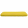 Cojines para asiento 4 pcs Amarillo Claro 40 x 40 x 3 cm tela