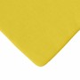 Cojines para asiento 4 pcs Amarillo Claro 40 x 40 x 3 cm tela