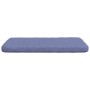 Cojines para asiento 4 pcs Azul jeans 40 x 40 x 3 cm tela
